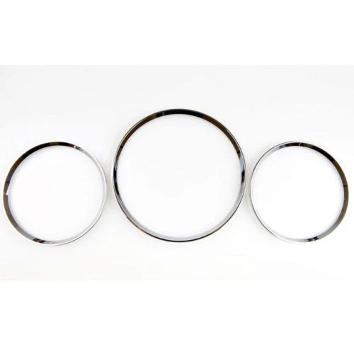 Chrome Dashboard Dial Gauge Ring Set For Mercedes Benz W163 ML Class - Image 1 of 1