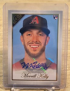 2019 Topps Gallery Merrill Kelly RC Rookie Auto Diamondbacks