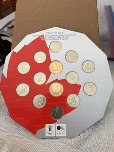 Vancouver 2010 Winter Olympics Coin Set - Rare - Uncirculated - Sealed - New! - Bild 1 von 2