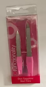 Royal Functionality Sapphire Duo Nail File Metal Files Strong Large and Small - Picture 1 of 5