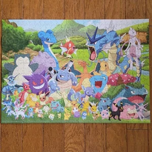 Buffalo Games Pokemon Friends Faves 500 pc Jigsaw Puzzle Silver Select Edition - Picture 1 of 17