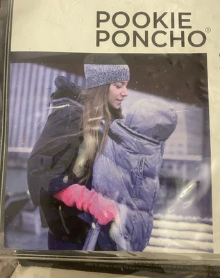 Poncho gris para cochecito de bebé 7 AM Enfant Pookie cubierta manta y manguito para pies de asiento de coche Foto 1 de 4