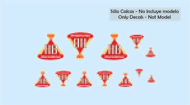 LE MANS DECALS Decals HB Audi Quattro S1 Temporada 1986 Autoart 1:18 slot calcas