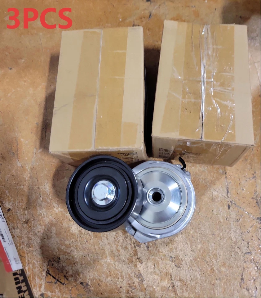 3PCS Belt Tensioner Pulley For Cummins ISX Engine 3690067 2891940 3104149 TX Foto 1 de 2