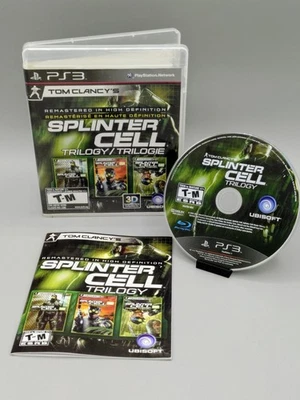 Tom Clancy's Splinter Cell: Trilogy (Sony PlayStation 3, 2011) PS3 CIB Very Good - Image 1 of 2