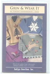 Grin & Bear It Sweaters Sweatshirts Instruction Kit IJ661 by Pat Koltz Indygo - Picture 1 of 2