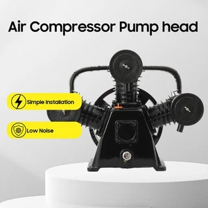 5 PS einstufige Inline-Twin Ersatz Luftkompressor Pumpe mit 3 Zylinderkopf - Bild 1 von 12