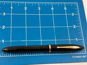 Judd's Vintage Sheaffer Balance Black Fountain Pen w/14k Gold Fine Nib - Picture 1 of 5