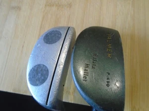 PRE~LOVED 2 PUTTERS ~1 PALMER/1 RAY COOK ~OLD STK~ SLIGHTLY TOE DOWN~35.5" LONG - Picture 1 of 11