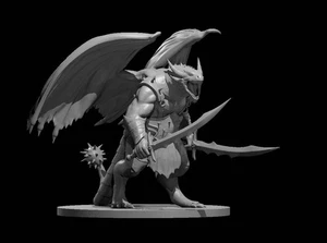 Draconian Dreadnought for D&D Dungeons and Dragons Pathfinder DND Mini - Picture 1 of 1