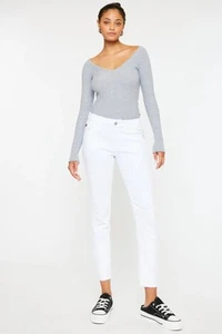 Kancan Mid Rise Ankle Skinny Jeans - Picture 1 of 11