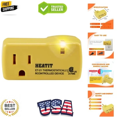 Salida termostática ET-21 con indicador LED: control automático de temperatura Foto 1 de 4