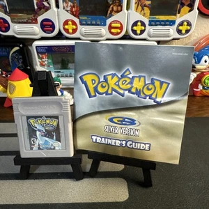 GBC Pokemon Silber Authentic Spiel und Handbuch - Bild 1 von 7