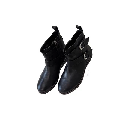 FitFlop Laila Black Leather Boots Women’s Sz 8.5 EUC - Image 1 of 4