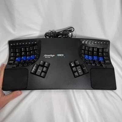 Kinesis Advantage Keyboard KB500 USB Ergonomic Keyboard VERY CLEAN - VIDEO OF IT - Image 1 of 4