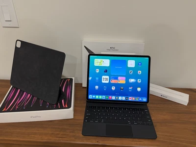 iPad Pro 12.9 (6th Gen) 1 TB w/ Cellular 5G - Bundle Offer w/ Accessories - Image 1 of 4