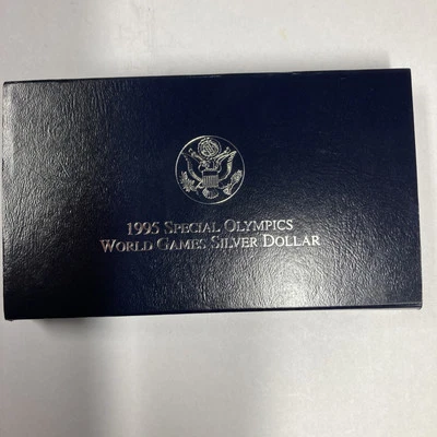1995-P Special Olympics Silver Dollar US Mint $1 Unc Commemorative CIP COA - Image 1 of 4