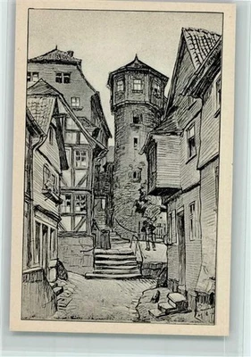 13064872 - 6420 Lauterbach Ankerturm sign. Landgrebe Turm - Bild 1 von 2