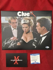 Tim Curry & Christopher Lloyd signed 11x14 Foto Clue Beckett COA - Bild 1 von 1