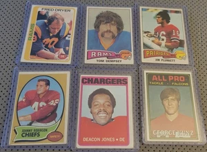 Jim Plunkett Deacon Jones Tom Dempsey Fred Dryer George Kunz Johnny Robinson - Imagen 1 de 2