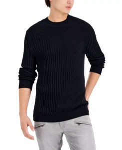 INC Men's Tucker Crewneck Sweater Black Size Large New - Picture 1 of 3