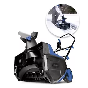 Snow Joe SJ617E 18-Inch 12 Amp Motor Electric Single Stage Snow Thrower, Blue - Picture 1 of 7