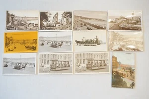 Isle Of Man Tram Bus Postcard x12 - Picture 1 of 6
