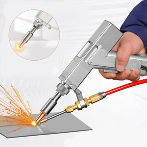 Cabezal de pistola de soldadura láser de aluminio de metal de acero inoxidable de mano con cable FeedePt - Imagen 1 de 11
