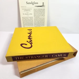 The Stranger Camus Daniel Maffia Art Heritage Press 1971 HC Slipcase Sandglass - Picture 1 of 17