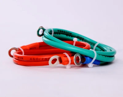 Car Cable 6 AWG 1.8 feet Battery cable wire 200A True Copper Inverter Cable - Image 1 of 4