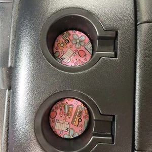 Sottobicchieri auto in neoprene per ritorno a scuola insegnante - Foto 1 di 1