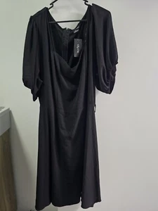 Women's Black City Chic Dress. Size XXL. RRP $99.95. BNWT! - Picture 1 of 11