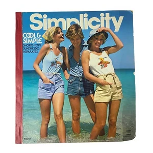 1975 August Simplicity Catalog Sewing Pattern Giant Store Counter Book Fashion - Picture 1 of 10