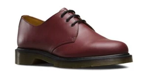 Dr Martens 3 Hole 1461 PW Cherry Red Smooth - Picture 1 of 12