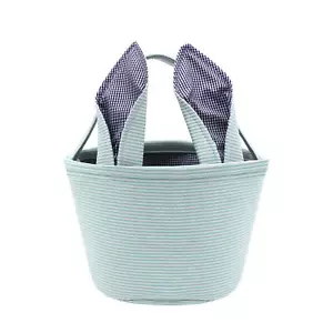 Easter Baskets Easter Bunny Ears Bags - Easter Egg Bunny Bucket for Kids Blue - Picture 1 of 4