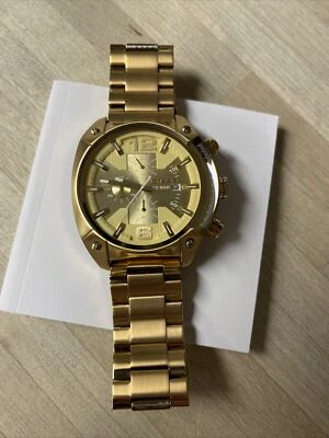 Relojes para hombre Diesel Overflow movimiento de cuarzo esfera champán DZ4299 Foto 1 de 4