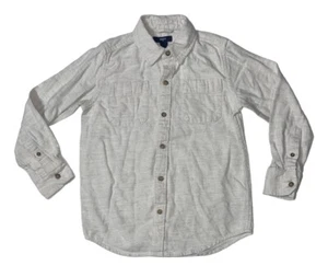 Preowned- Gap Kids L/S Button Front Flannel Shirt Boys (Size S) - Picture 1 of 6
