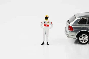 1:43 F1 Figurine L.Hamilton White 2008 Formula 1 Cartrix CT022 41mm - Picture 1 of 2