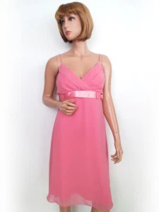 Onyx Nite  Size 10 (38) Pink Knee-Length Ball Gown Evening Dress Sleeveless - Picture 1 of 5