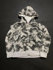 Y2K Juicy Couture Kids Full Zip Velour Embellished Rhinestone Hoodie Size 5 - Picture 1 of 9