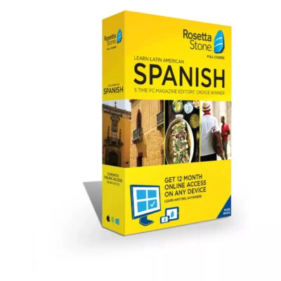 Rosetta Stone Home/office Software 12 Month Spanish Latin America - Image 1 of 4