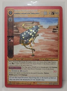 Metazoo Cryptid Nation 2da Edición Funeral Mountain Terrashot Holo 83/159 - Imagen 1 de 2