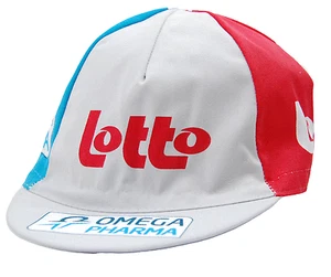 Team Omega Pharma Lotto Euro Race Team Gray & Red Cycling Cap OSFM - Picture 1 of 6