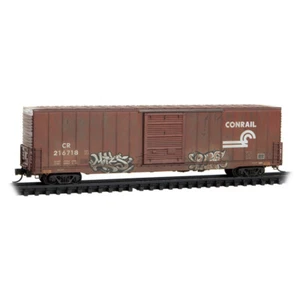 N MICRO TRAINS 104 44 041 CR Conrail 60' Boxcar Single Door 216718 - Picture 1 of 2