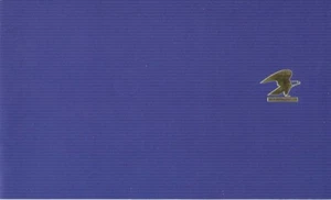 #UO84 29c schwarz und blau Great Seal Umschlag Veranstaltungsprogramm - Bild 1 von 3