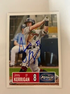 Jimmy Kerrigan 2018 Signed Card In Person Fort Myers Miracle - Picture 1 of 1