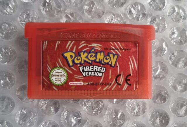 Pokemon Fire Red Authentic GBA Gameboy Advance - Preloaded All 386 Pokemon