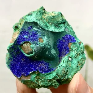 186G BEST NATURAL Azurite/Malachite crystalminerals specimens - Picture 1 of 14