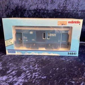 Märklin Maxi escala 1 54841 vagón de mercancías con limpieza de rieles en embalaje original - Imagen 1 de 8