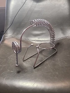 Vintage Atomic Age Chrom Metall Weinflaschenhalter Caddy Servierer - Bild 1 von 5